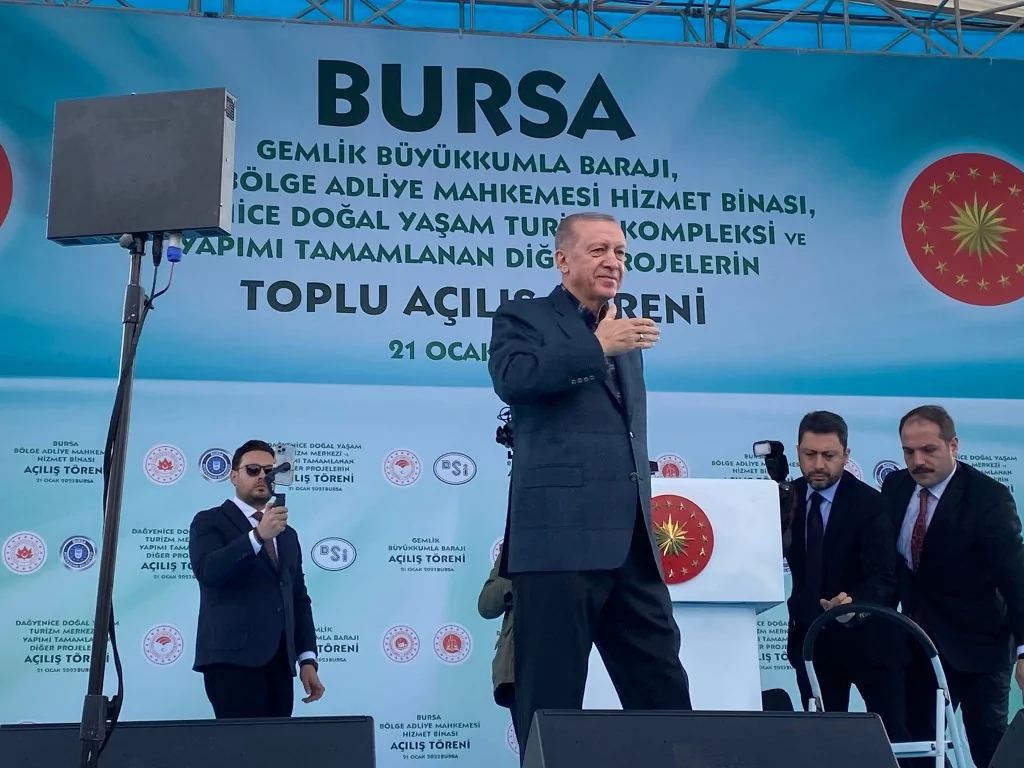 Cumhurbaşkanı Erdoğan Bursa'da 127 farklı yatırımın açılışını yaptı