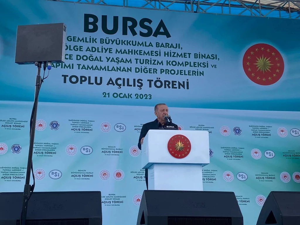 Cumhurbaşkanı Erdoğan Bursa'da 127 farklı yatırımın açılışını yaptı