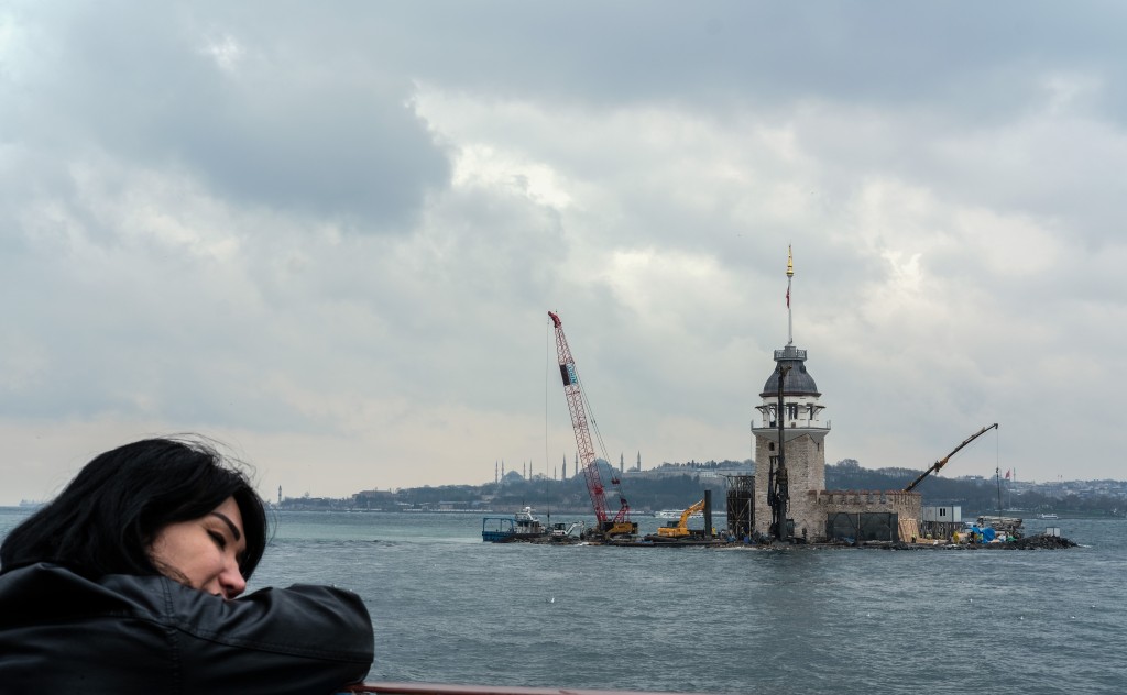 İşte restorasyon sonrası Kız Kulesi'nin yeni görüntüsü