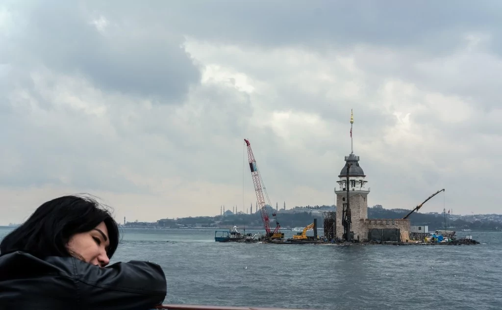 İşte restorasyon sonrası Kız Kulesi'nin yeni görüntüsü