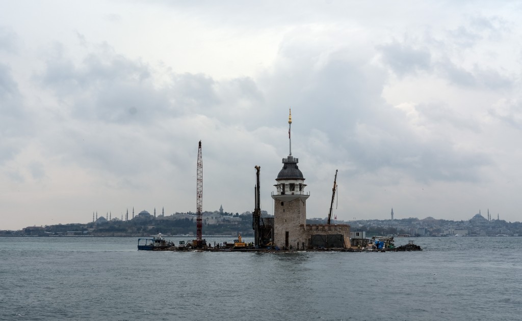 İşte restorasyon sonrası Kız Kulesi'nin yeni görüntüsü