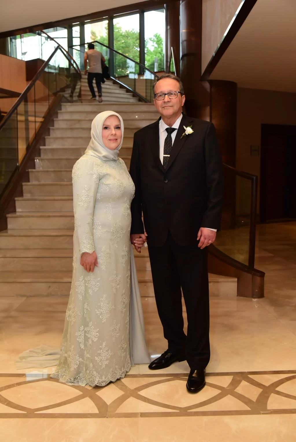 Başkan Erkan Kamat kızını evlendirdi