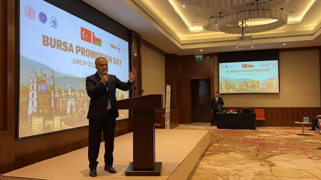 Bursa değerleriyle Umman'da tanıtıldı