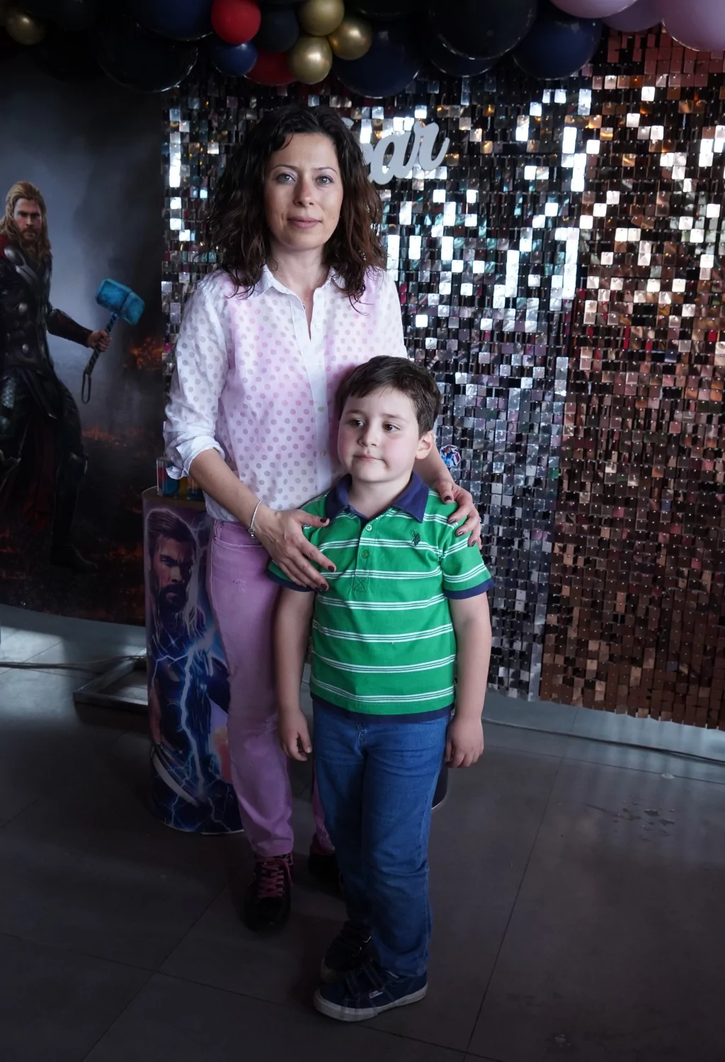 Eğlenceli doğum günü partisinde çocuklar doyasıya eğlendi