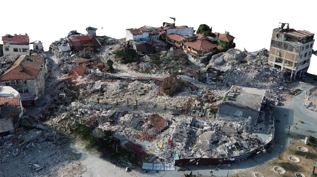 Tarihi enkazda lazerle 207 milyon nokta ölçümü