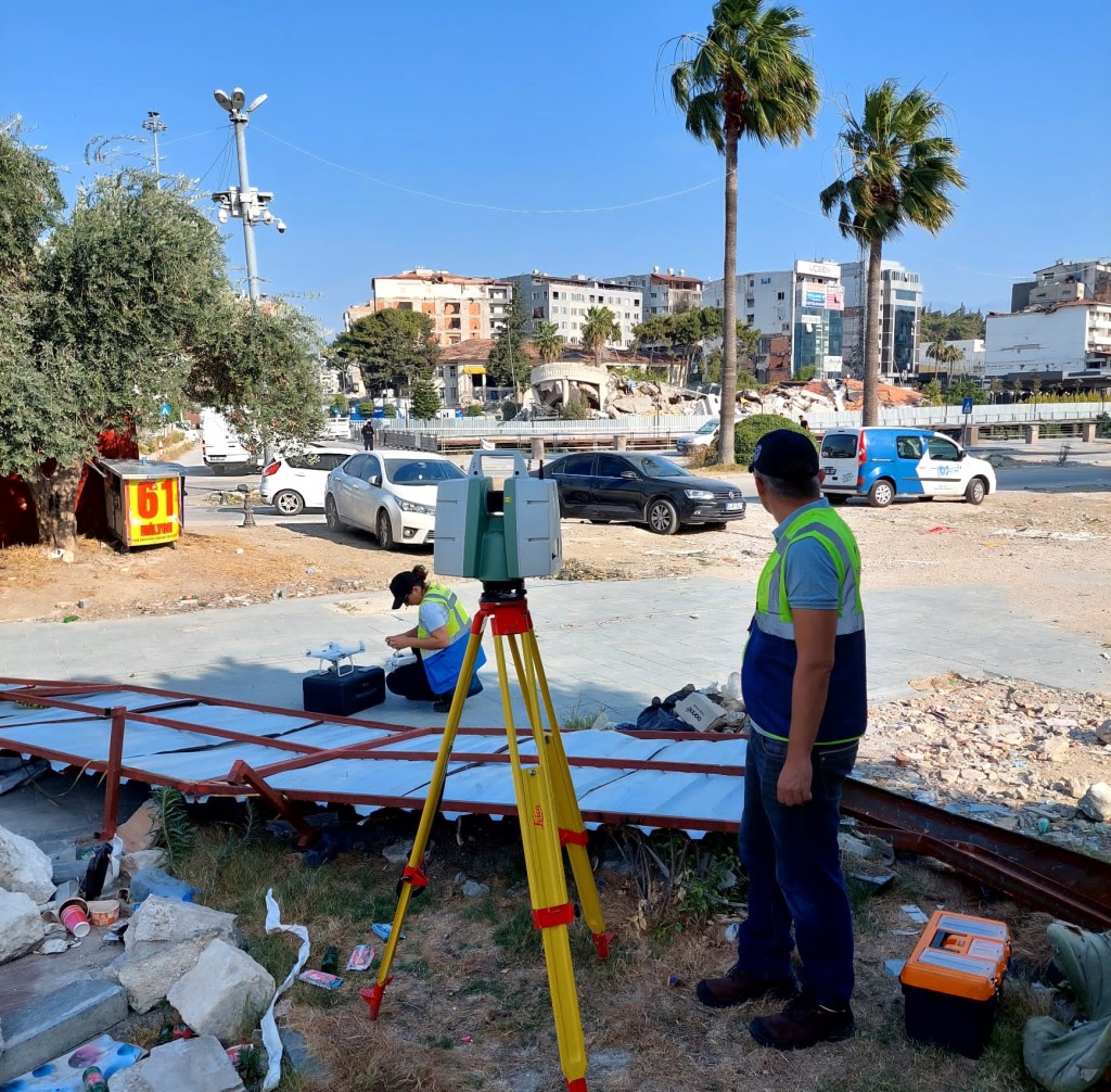 Tarihi enkazda lazerle 207 milyon nokta ölçümü