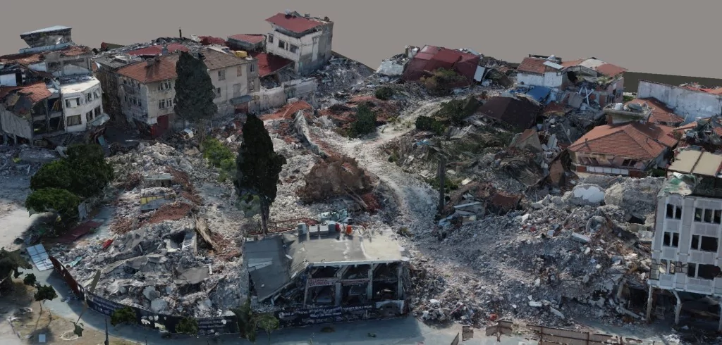 Tarihi enkazda lazerle 207 milyon nokta ölçümü