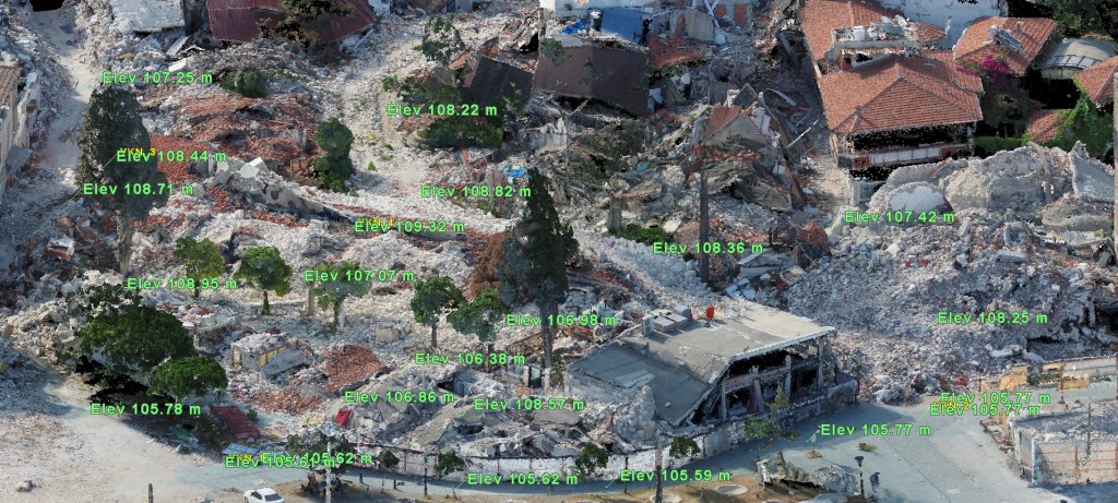 Tarihi enkazda lazerle 207 milyon nokta ölçümü