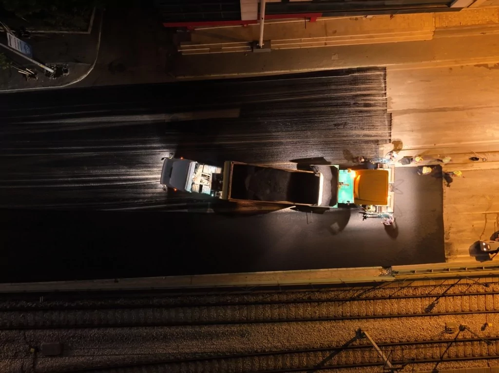 Ankara yolunda gece mesaisi