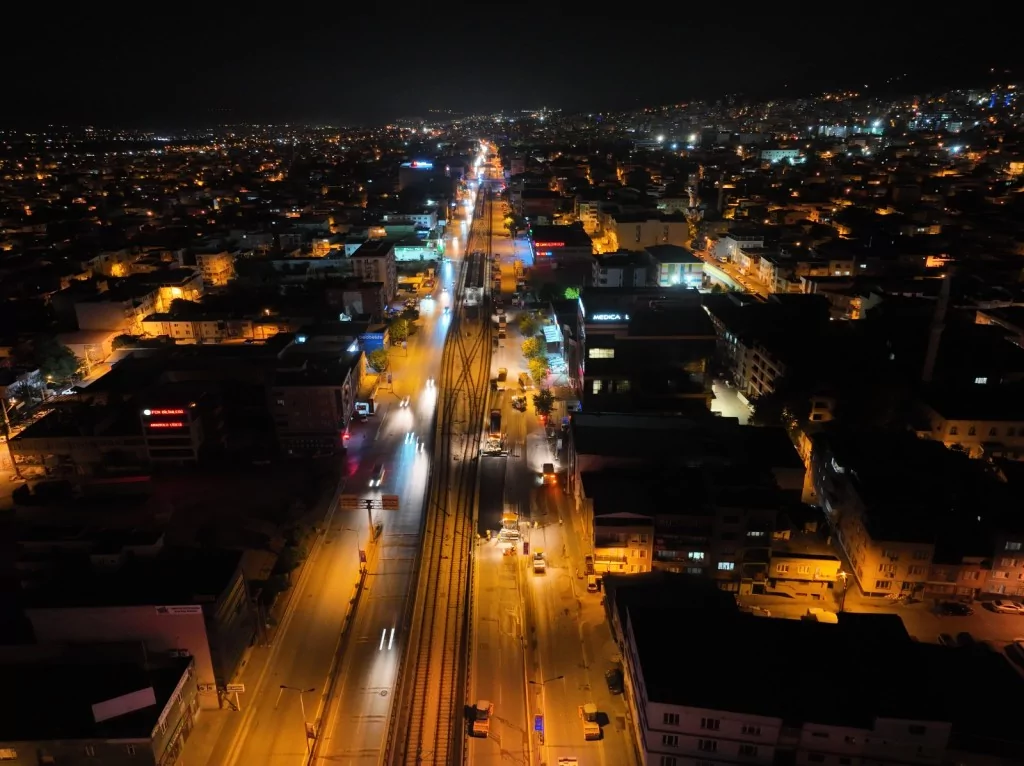 Ankara yolunda gece mesaisi