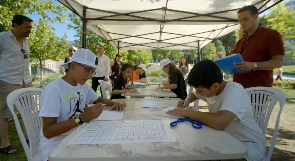 Hem yarıştılar, hem öğrendiler
