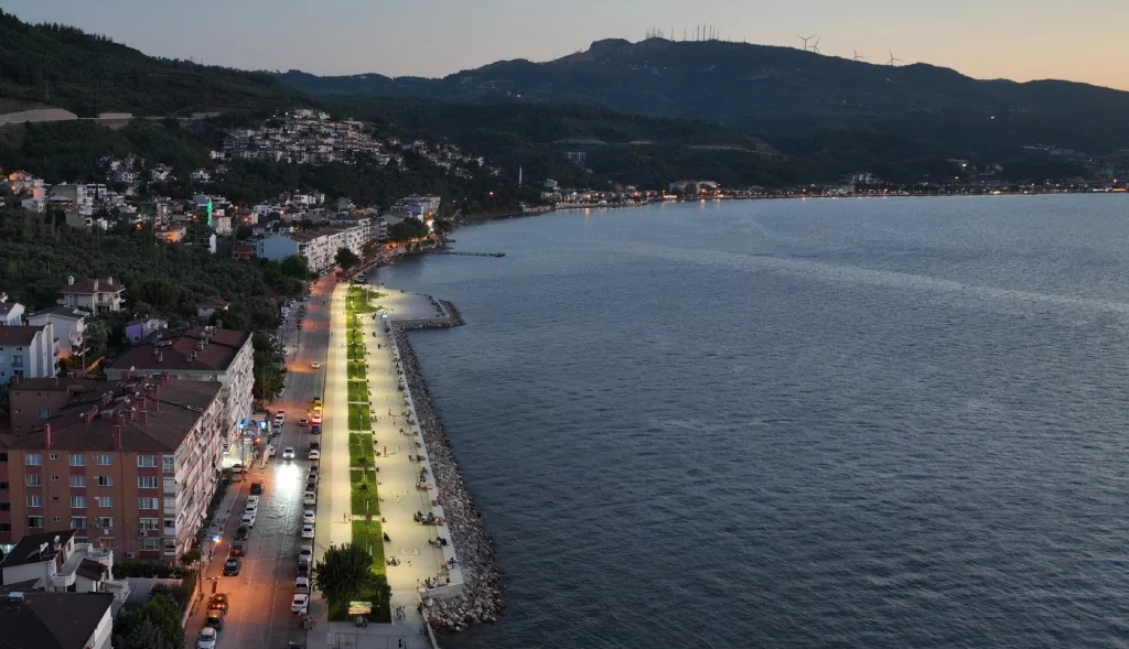 Kurşunlu sahilinde muhteşem dönüşüm