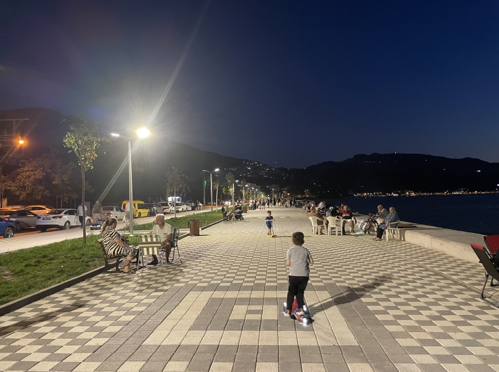 Kurşunlu sahilinde muhteşem dönüşüm