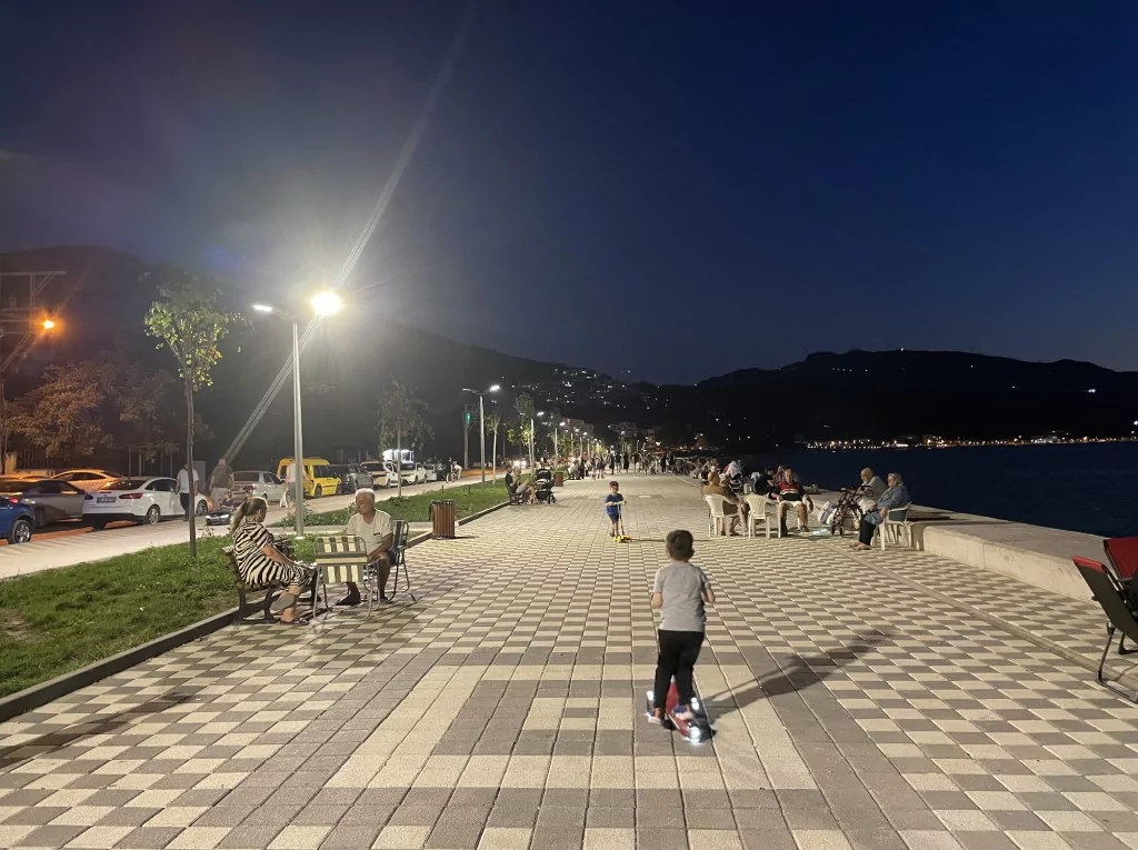 Kurşunlu sahilinde muhteşem dönüşüm