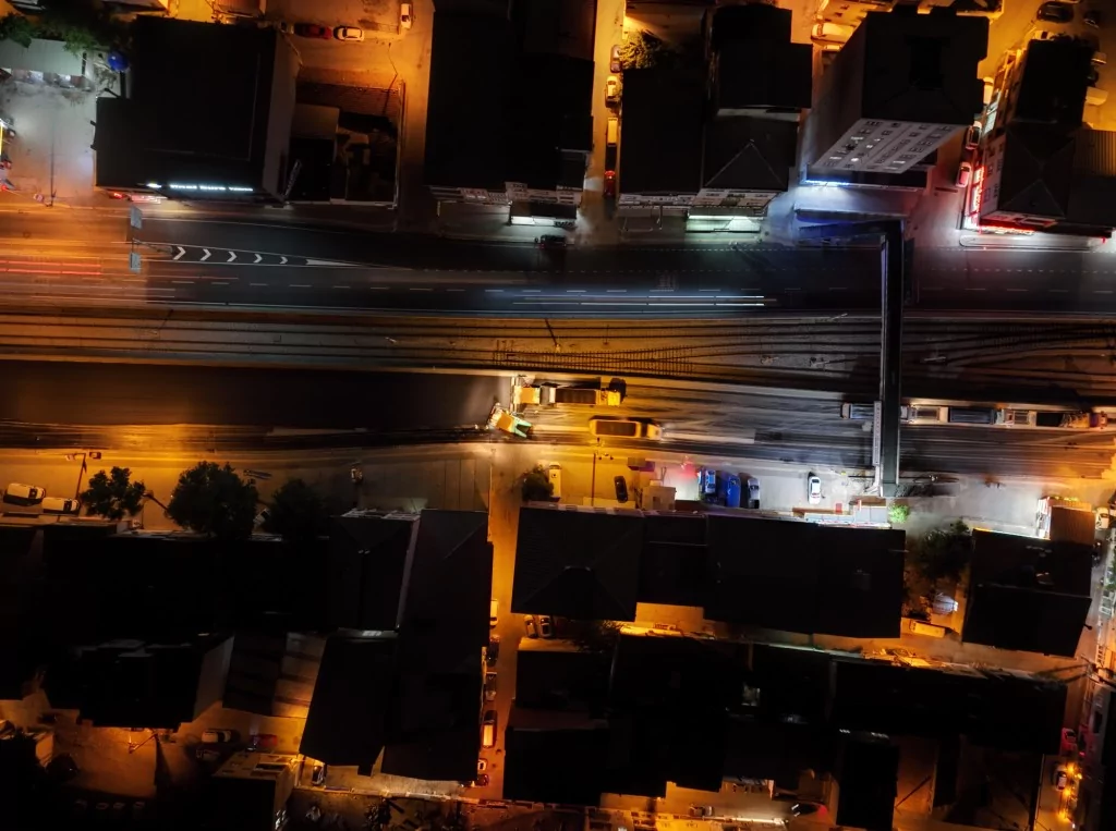 Ankara yolunda gece mesaisi sürüyor