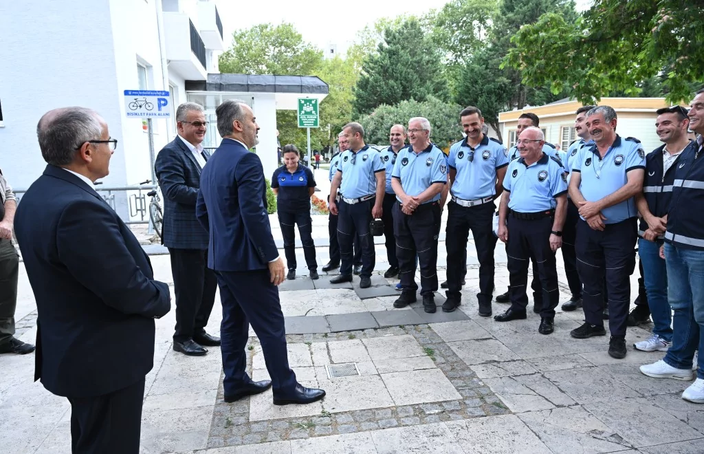 Başkan Aktaş'tan zabıtaya moral ziyareti