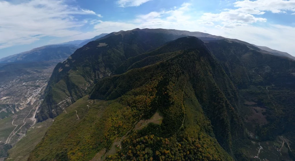 Gümüşhane'nin Örümcek Ormanları sonbaharın büyüsüne kapıldı