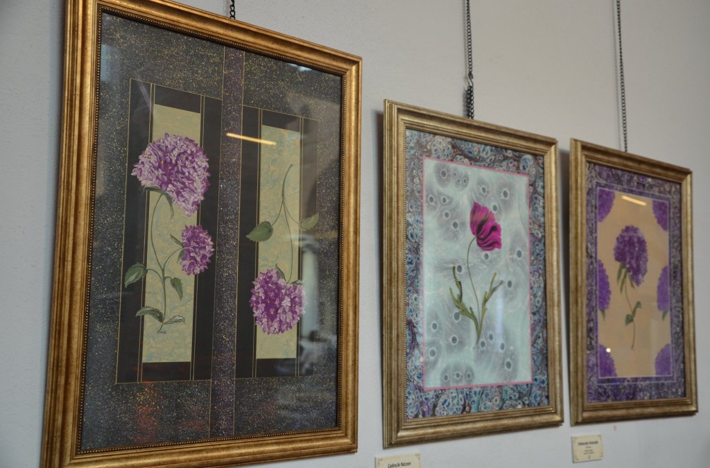 Sanatseverler 'Çeşm-i Cihan Ebru Sergisi'ne buluştu