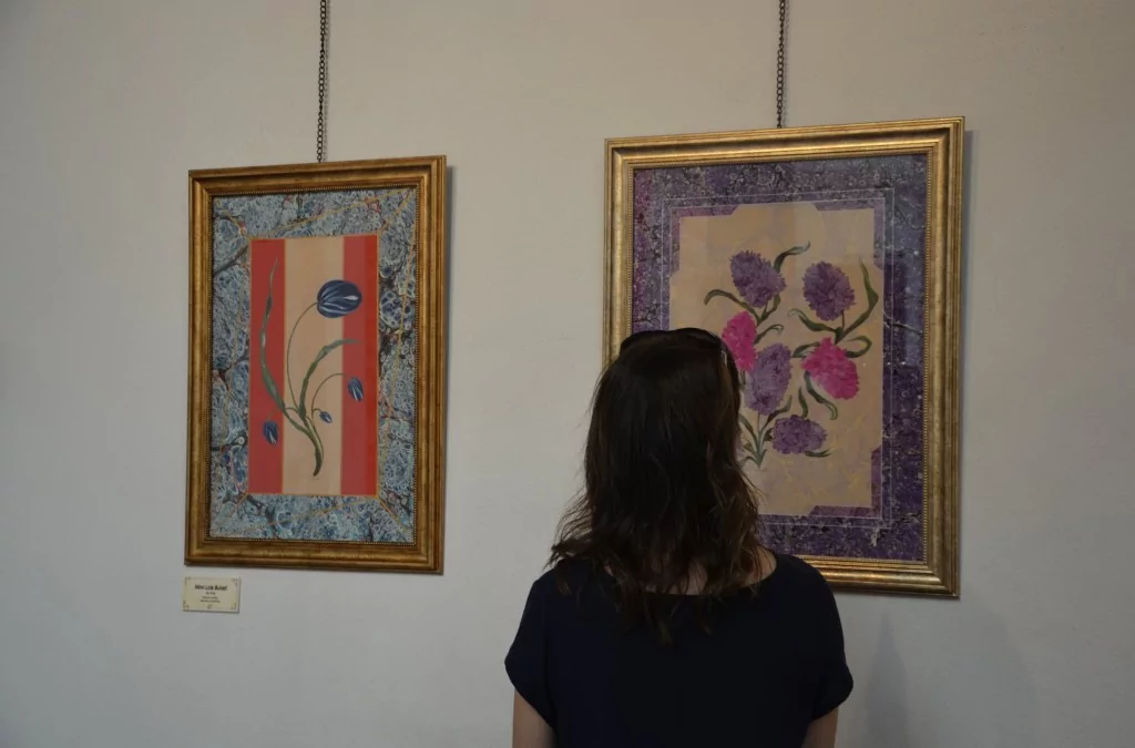 Sanatseverler 'Çeşm-i Cihan Ebru Sergisi'ne buluştu