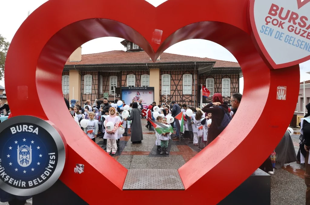 Bursa'nın çocukları Filistin için tek yürek