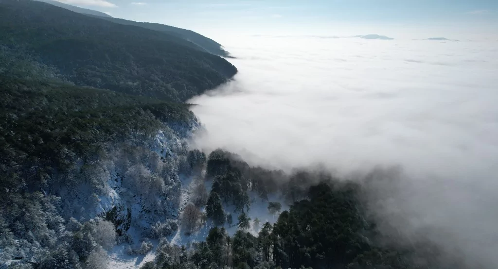 Uludağ'ın büyülü güzelliği görenleri hayran bıraktı!
