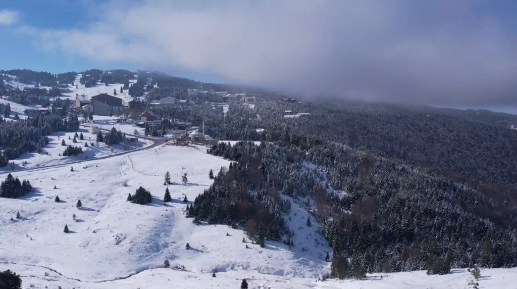 Uludağ'ın büyülü güzelliği görenleri hayran bıraktı!
