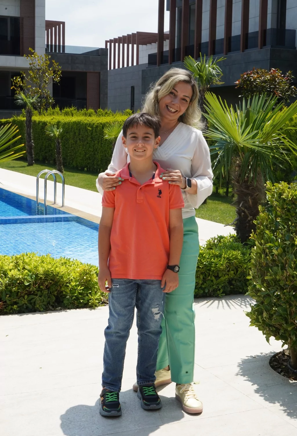 Arya ve Acar kardeşler yeni yaşlarında gönüllerince eğlendiler