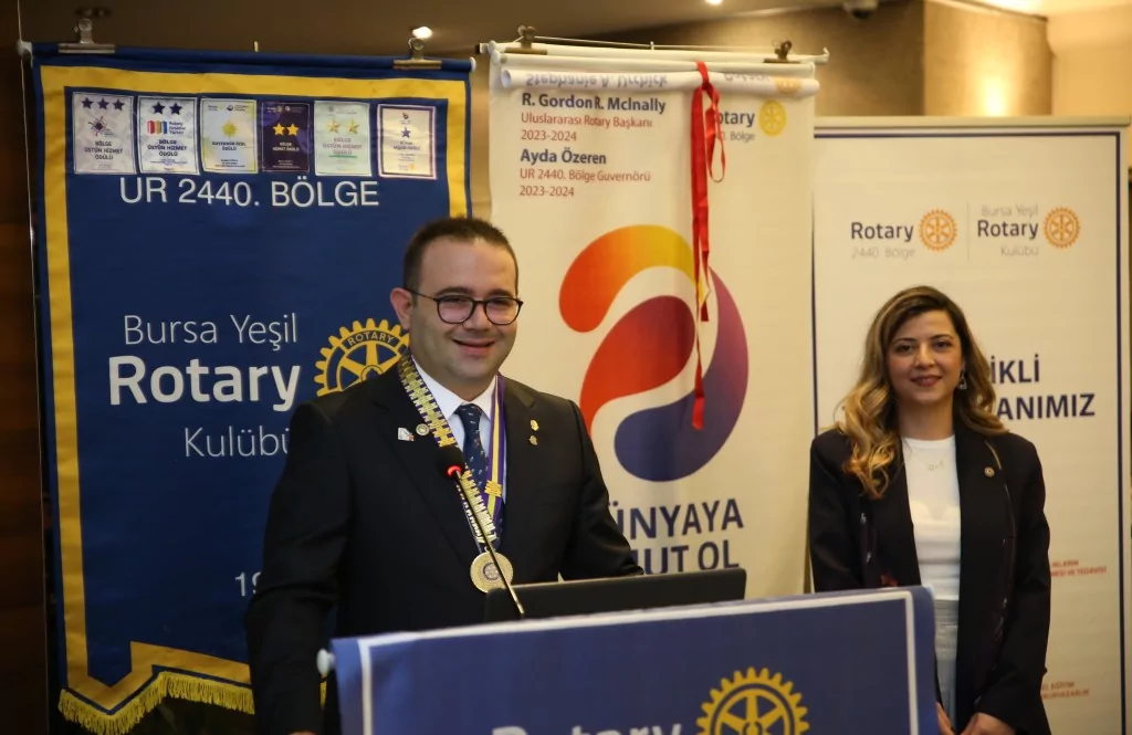 Bursa Yeşil Rotary'de Mustafa Gürkan Midilliç Dönemi