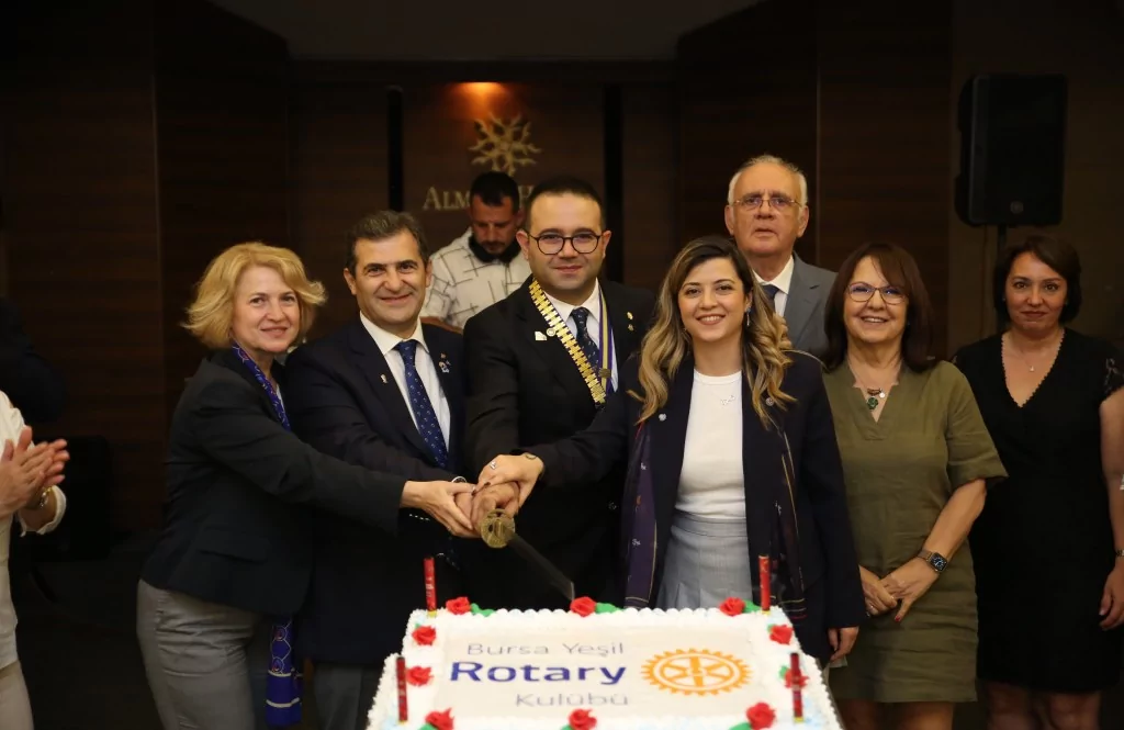 Bursa Yeşil Rotary'de Mustafa Gürkan Midilliç Dönemi