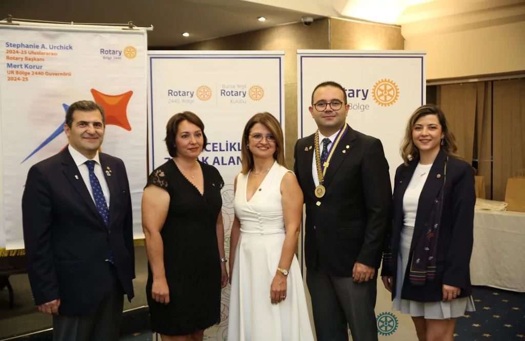 Bursa Yeşil Rotary'de Mustafa Gürkan Midilliç Dönemi