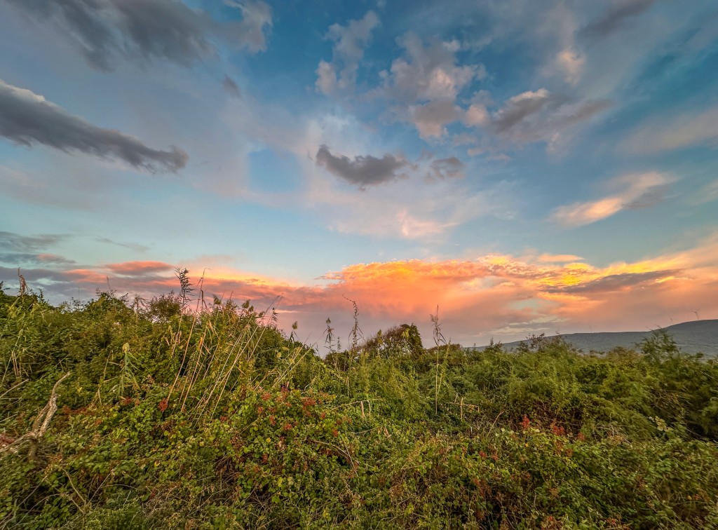 Bursa semalarında bulutlardan görsel şölen