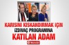Karısını kıskandırmak izdivaç programına çıktı