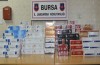 Bursa'da kaçak sigara operasyonu