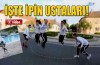 İpin üzerinden böyle atlayabilirmisiniz