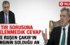 Cumhurbaşkanından TIR açıklaması