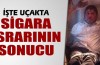 Uçakta sigara intikamı acı oldu