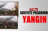 Sosyete pazarında yangın