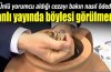 Cezasını canlı yayında böyle ödedi