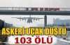 Cezayir'de askeri uçak düştü