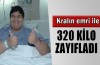 Kral emir verdi, 320 kilo zayıfladı