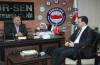 Dr. Esgin, Memur-Sen'i ziyaret etti