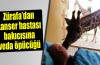 Zürafa’dan kanser hastası bakıcısına veda öpücüğü
