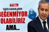 Bülent Arınç: "Yargı kararlarını beğenmiyor olabiliriz ama..."