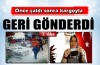 Önce çaldı sonra kargoyla geri gönderdi