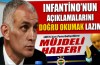 Hacıosmanoğlu:"Infantino’nun açıklamalarını doğru okumak lazım"