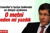 Davutoğlu'ndan taziye mesajı açıklaması