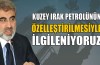 Kuzey Irak petrolüne talibiz