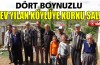 Dört boynuzlu dev yılan köylüye korku saldı