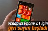 Windows Phone 8.1 için geri sayım başladı