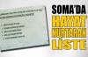 Soma'da hayat kurtaran liste